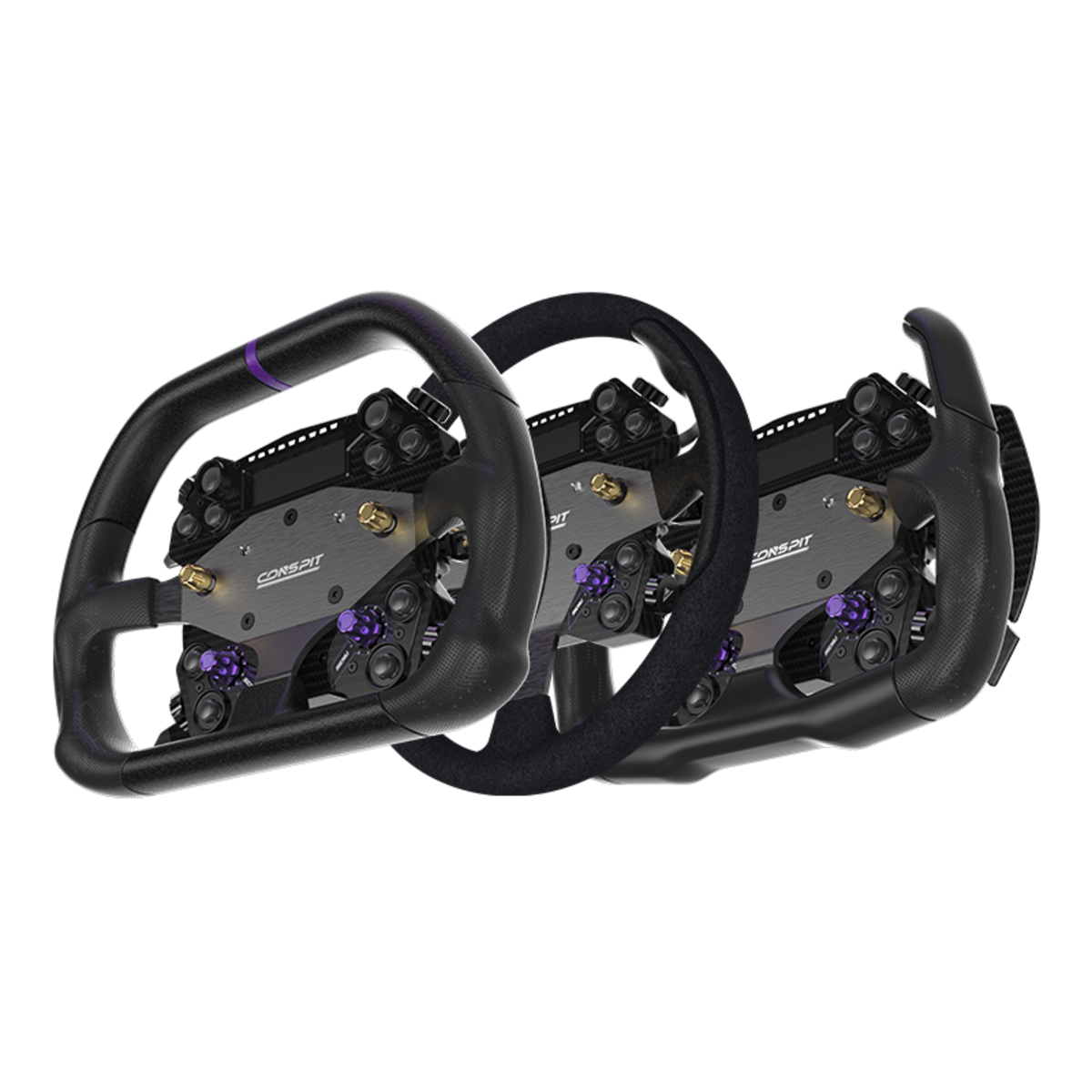 GT BUNDLE - Conspit Ares Platinum 18nm, H.OA hub with 1 rim, CPP Evo pedal set