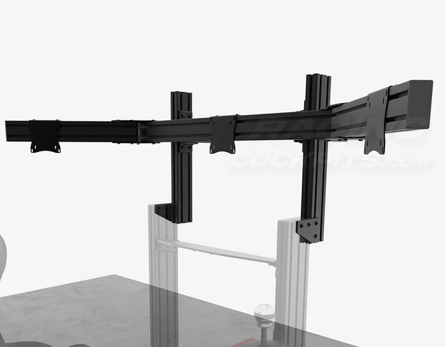 Intergraded Triple screen stand for sim rig