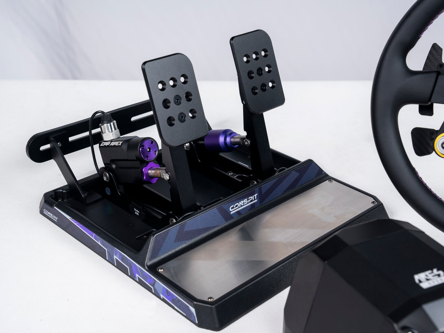 Conspit Apex Bundle - 8Nm wheelbase, CPP Apex 2 pedal, CPP Apex 310 wheelrim