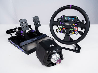 Conspit Apex Bundle - 8Nm wheelbase, CPP Apex 2 pedal, CPP Apex 310 wheelrim