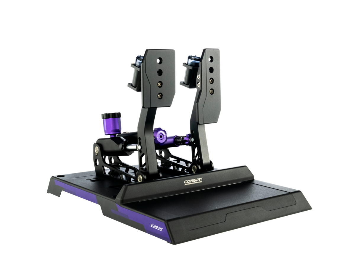 sim racing load cell pedals Conspit CPP Lite Sim Racing Pedals | Load Cell Pedal Set
