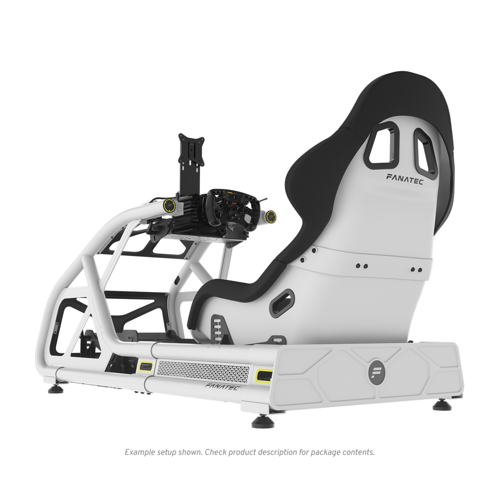 Fanatec ClubSport GT Cockpit White side