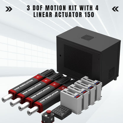VNM 3 Dof motion kit with 4 linear actuator 150
