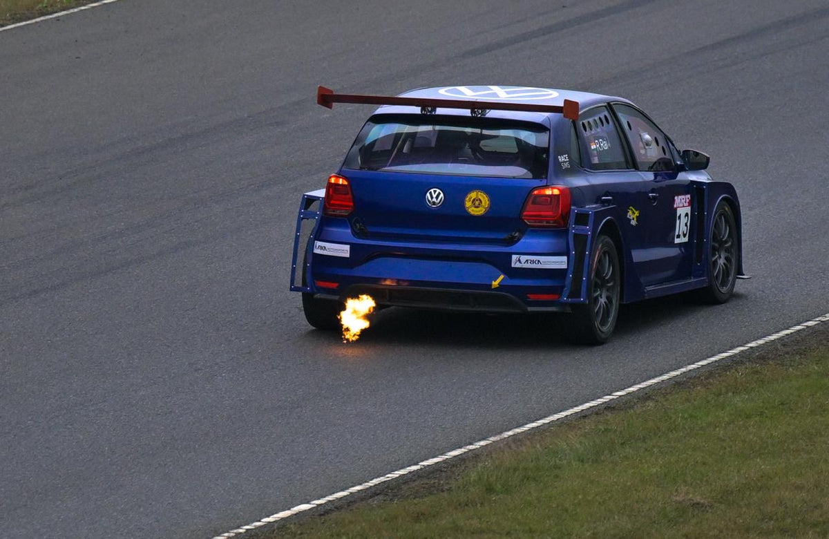 RaceSims cup-spec race car on track — Race Car School
